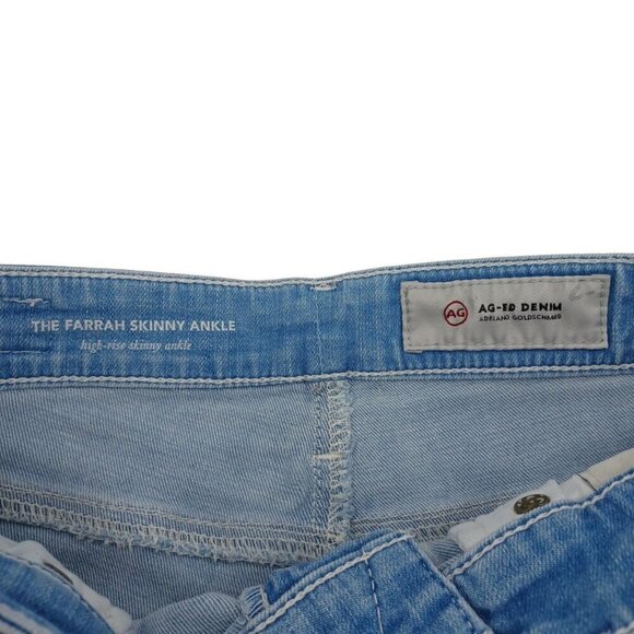 Adriano Goldschmied AG Farrah High Rise Skinny Ankle Jeans Women's Size 27 - Picture 4 of 10